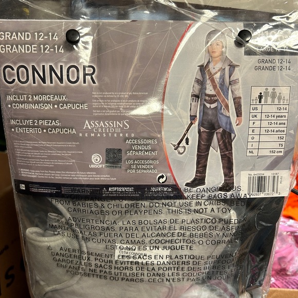 Assassin’s Creed Connor Costume - NEW - Youth Large - Picture 2 of 2